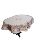 Lavender Fields Oval Tablecloth