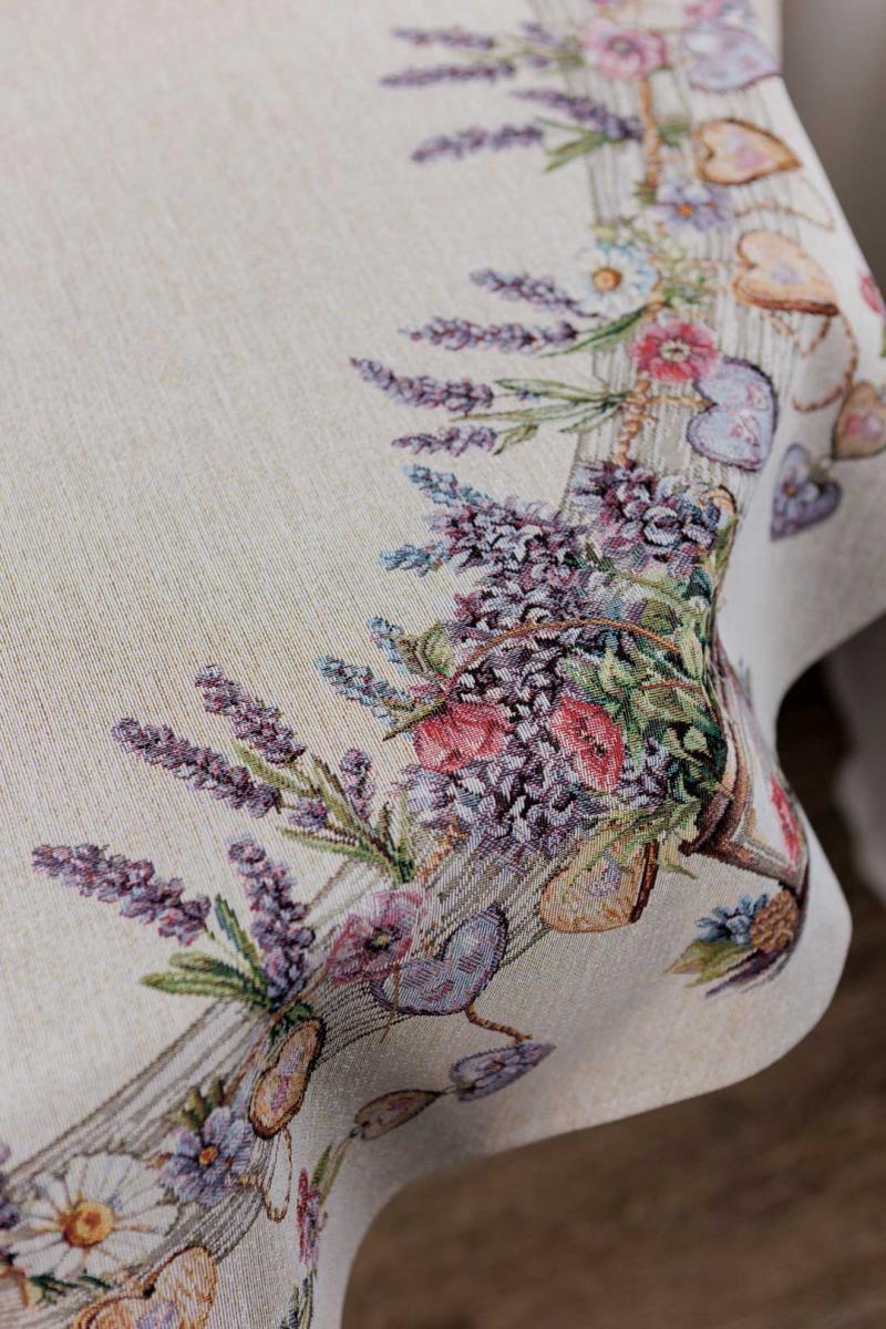 Lavender Fields Round Tablecloth