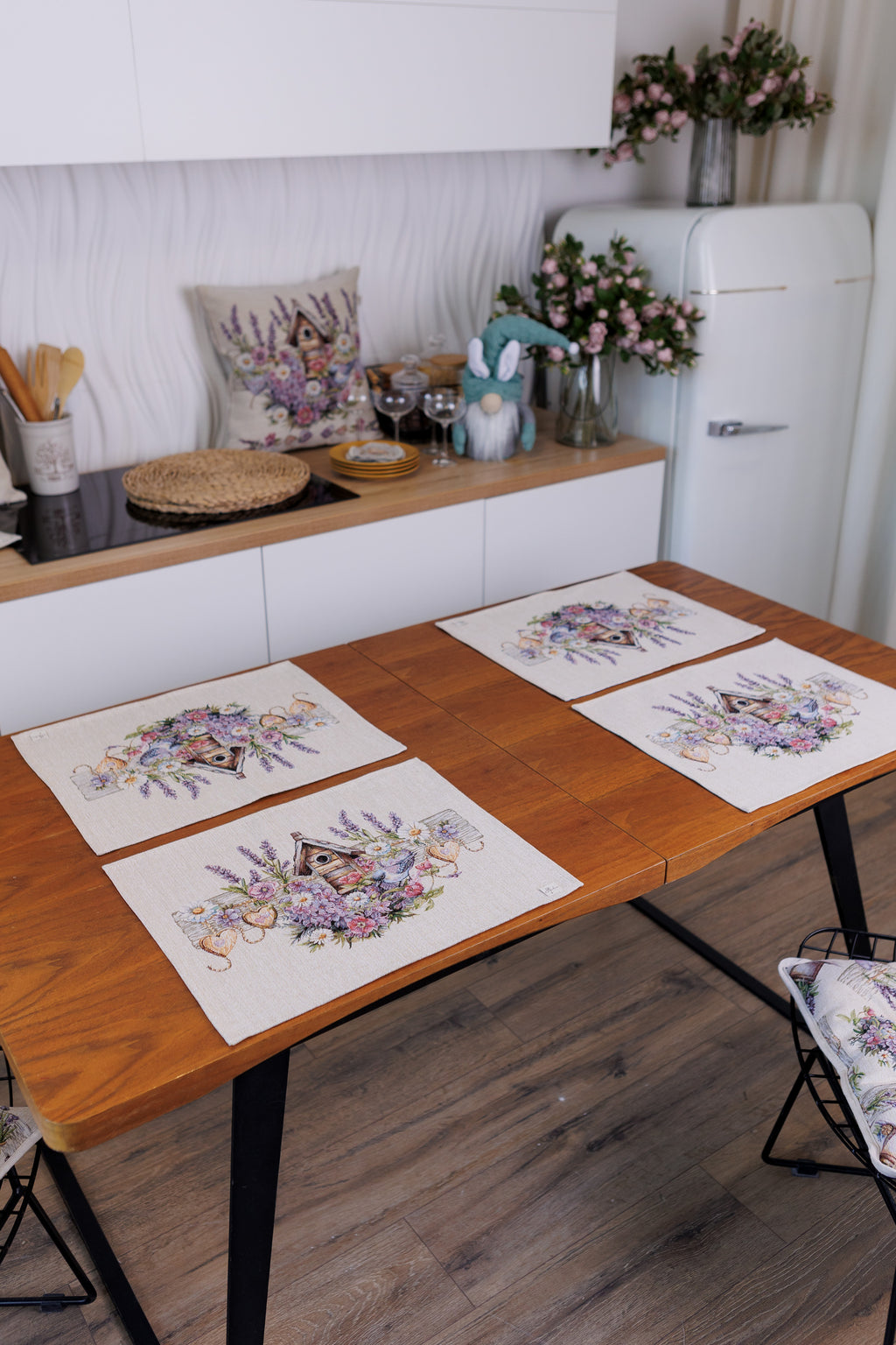 Napkins Set Lavender 14×18 inches (35×45 cm) - Set of 4