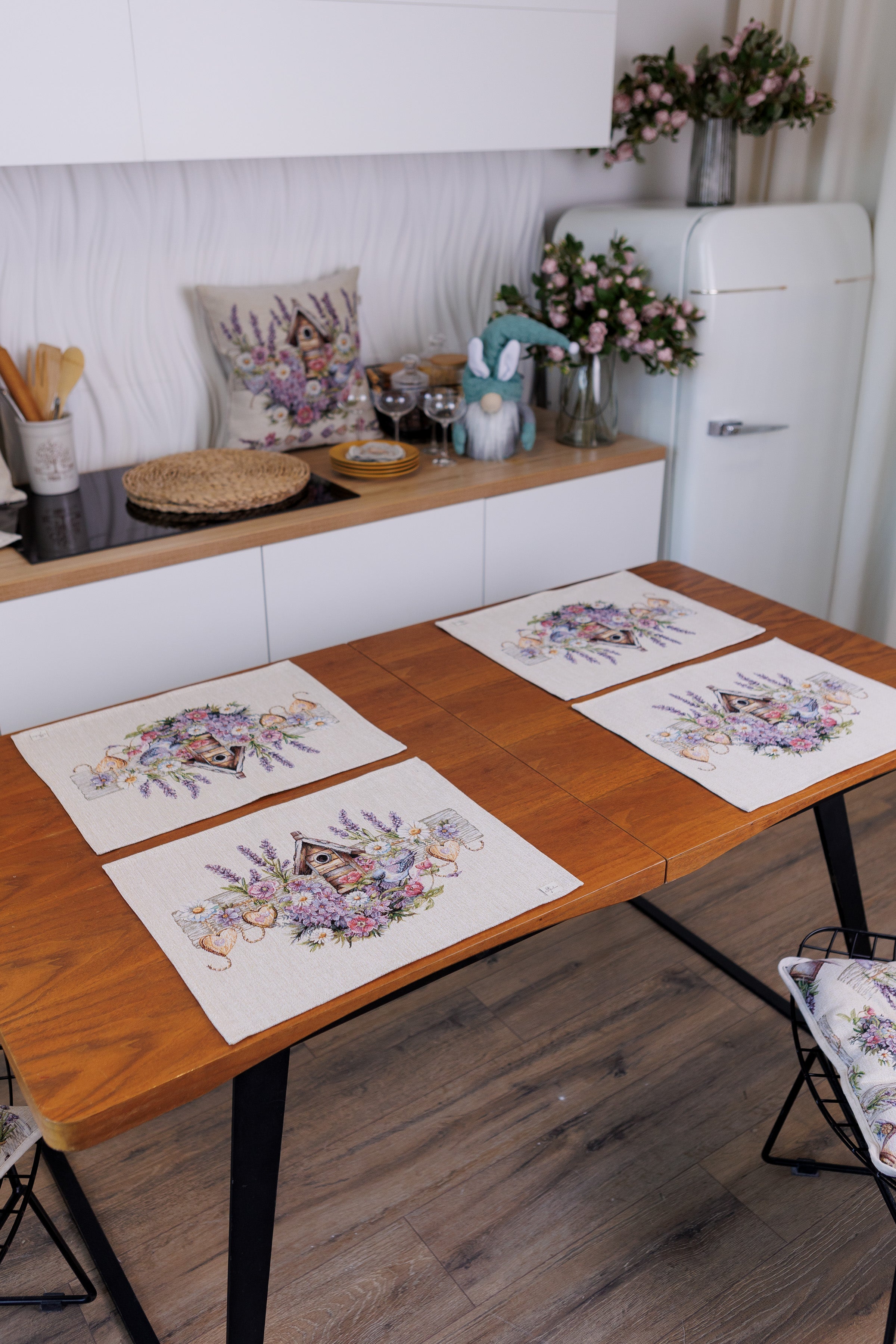 Napkins Set Lavender 14×18 inches (35×45 cm) - Set of 4