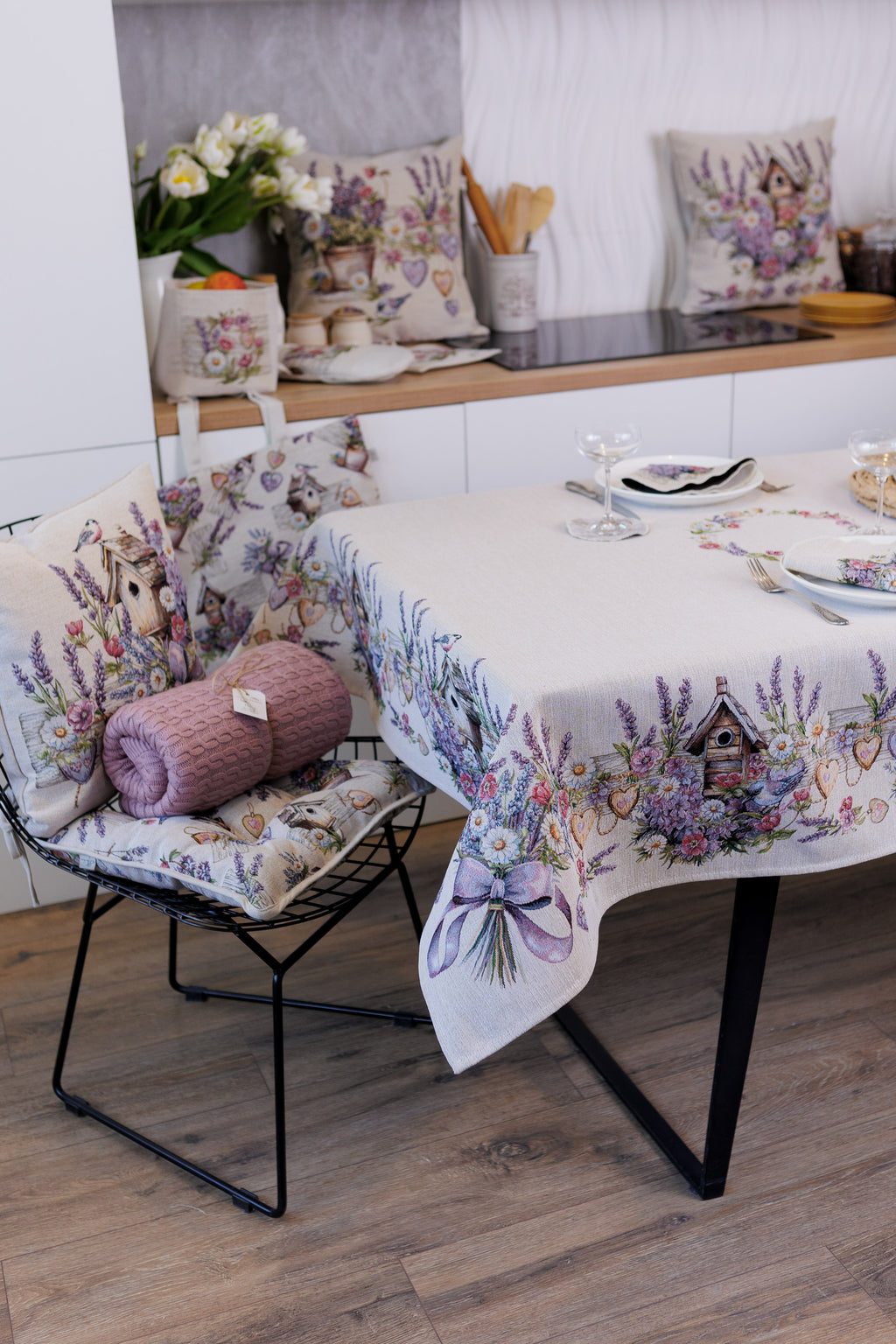 Lavender Fields Tablecloth