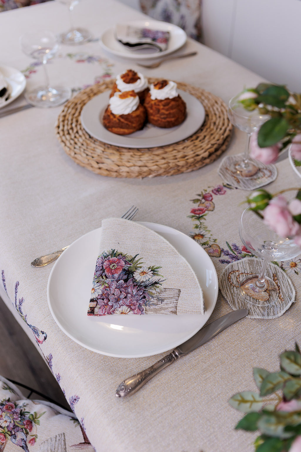 Napkins Set Lavender (D35 cm) - Set of 4