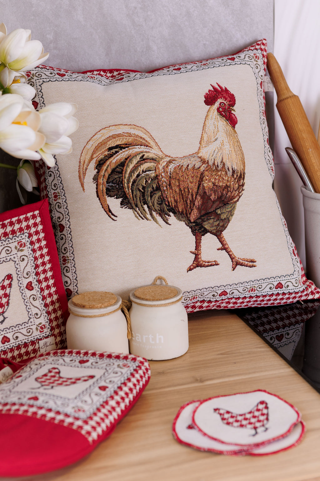Pillow Covers Set Heritage 18×18 inches (45×45 cm) - Set of 3