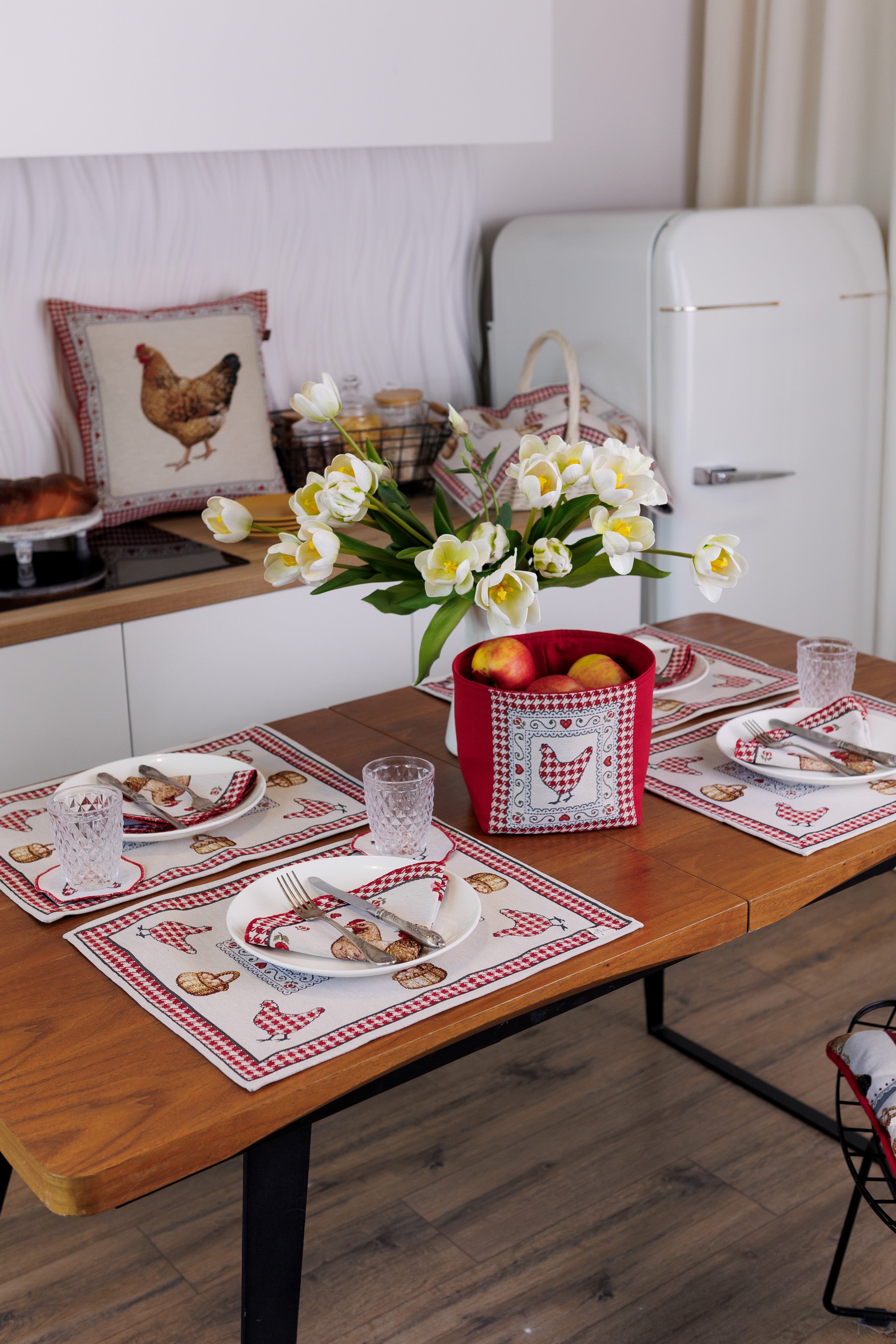 Heritage Bloom Napkins Set of 4
