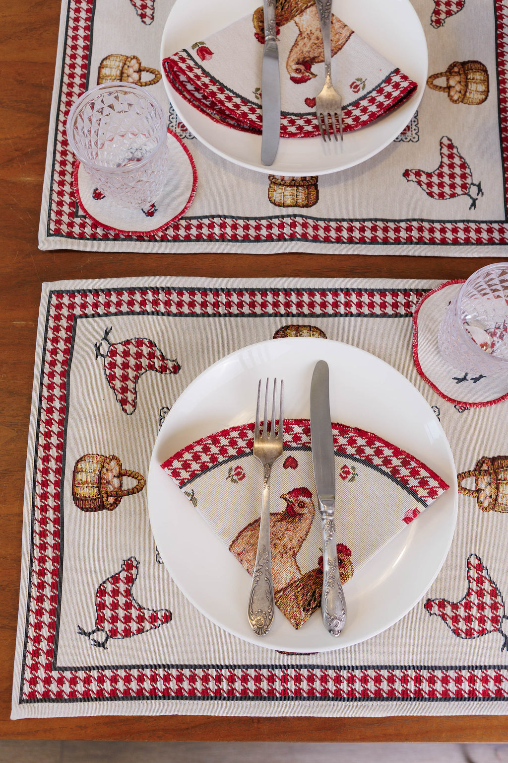 Heritage Bloom Napkins Set of 4