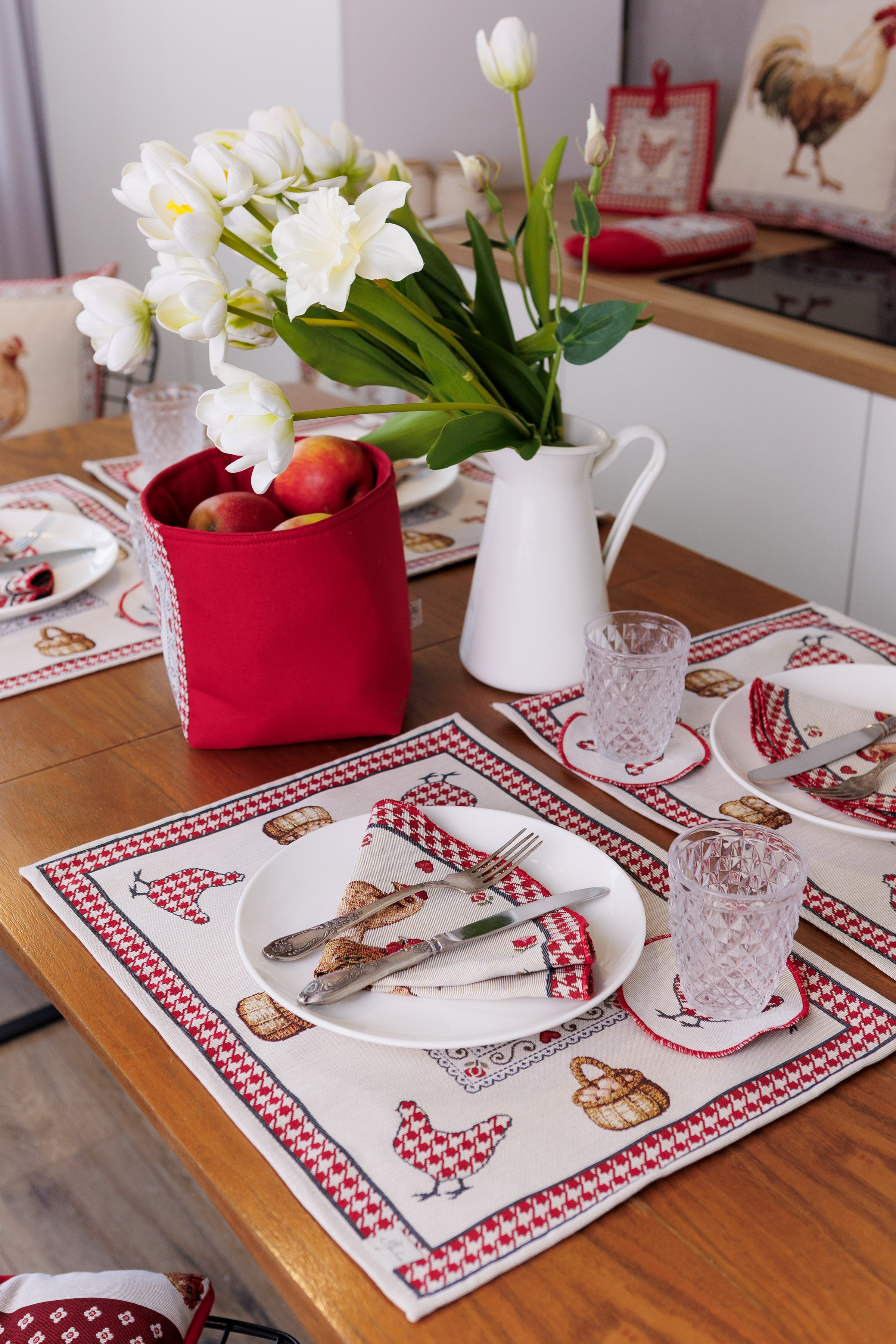 Heritage Bloom Napkins Set of 4