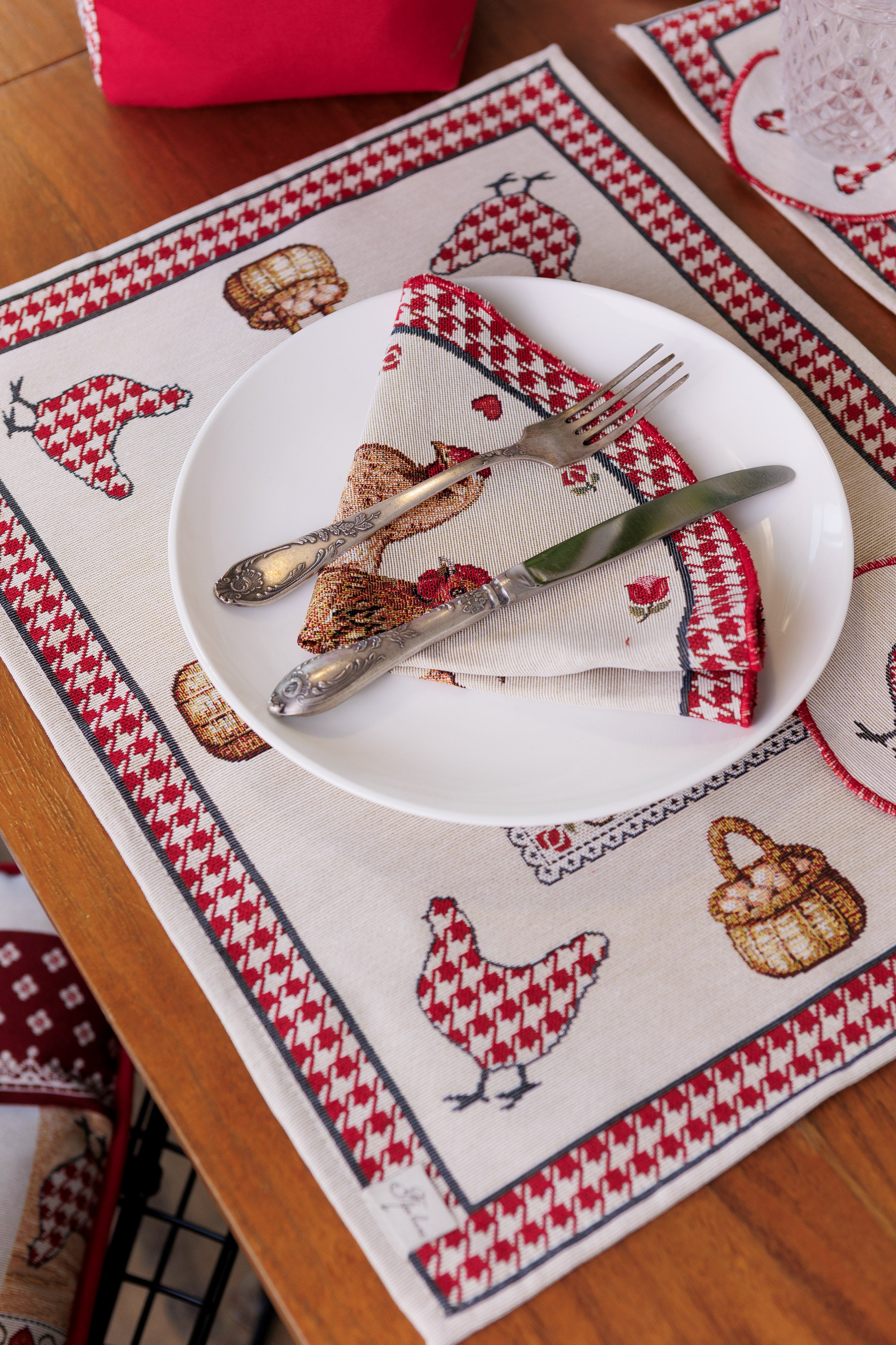 Round Napkins Set Heritage (D35 cm) - Set of 4