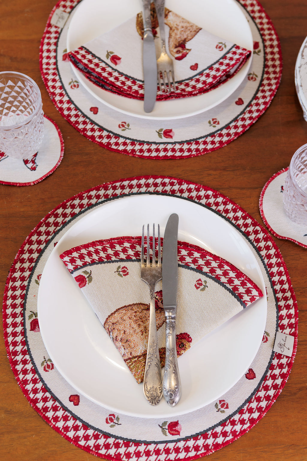 Round Napkins Set Heritage (D35 cm) - Set of 4