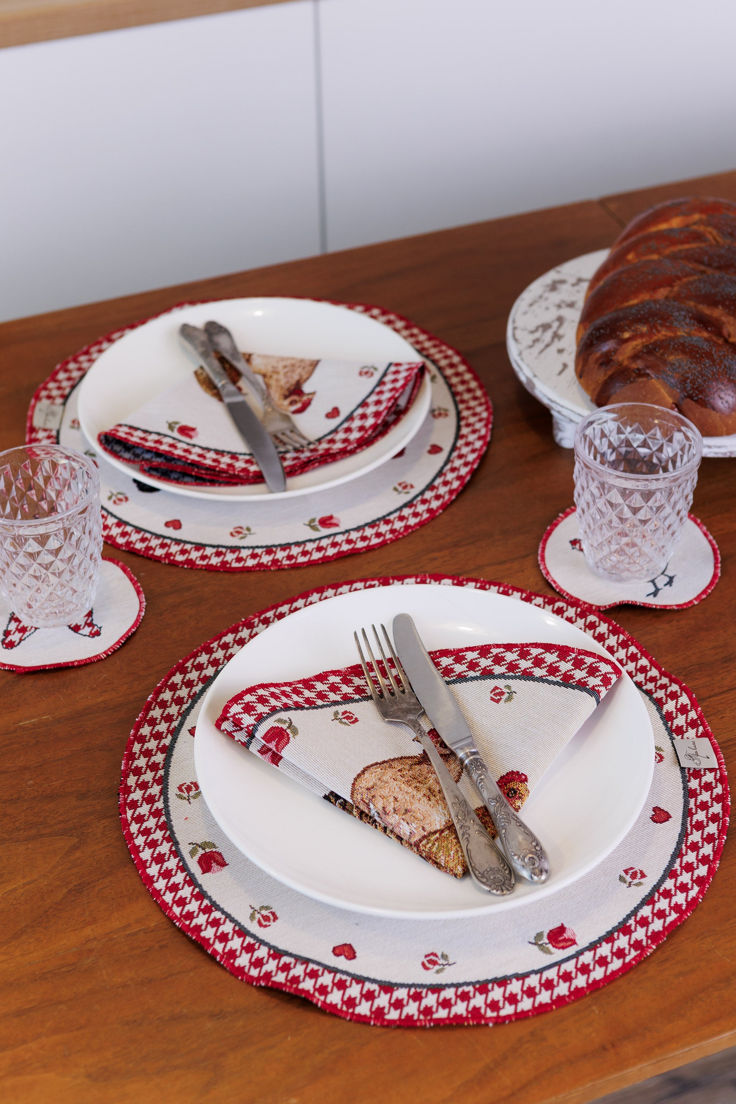 Round Napkins Set Heritage (D35 cm) - Set of 4