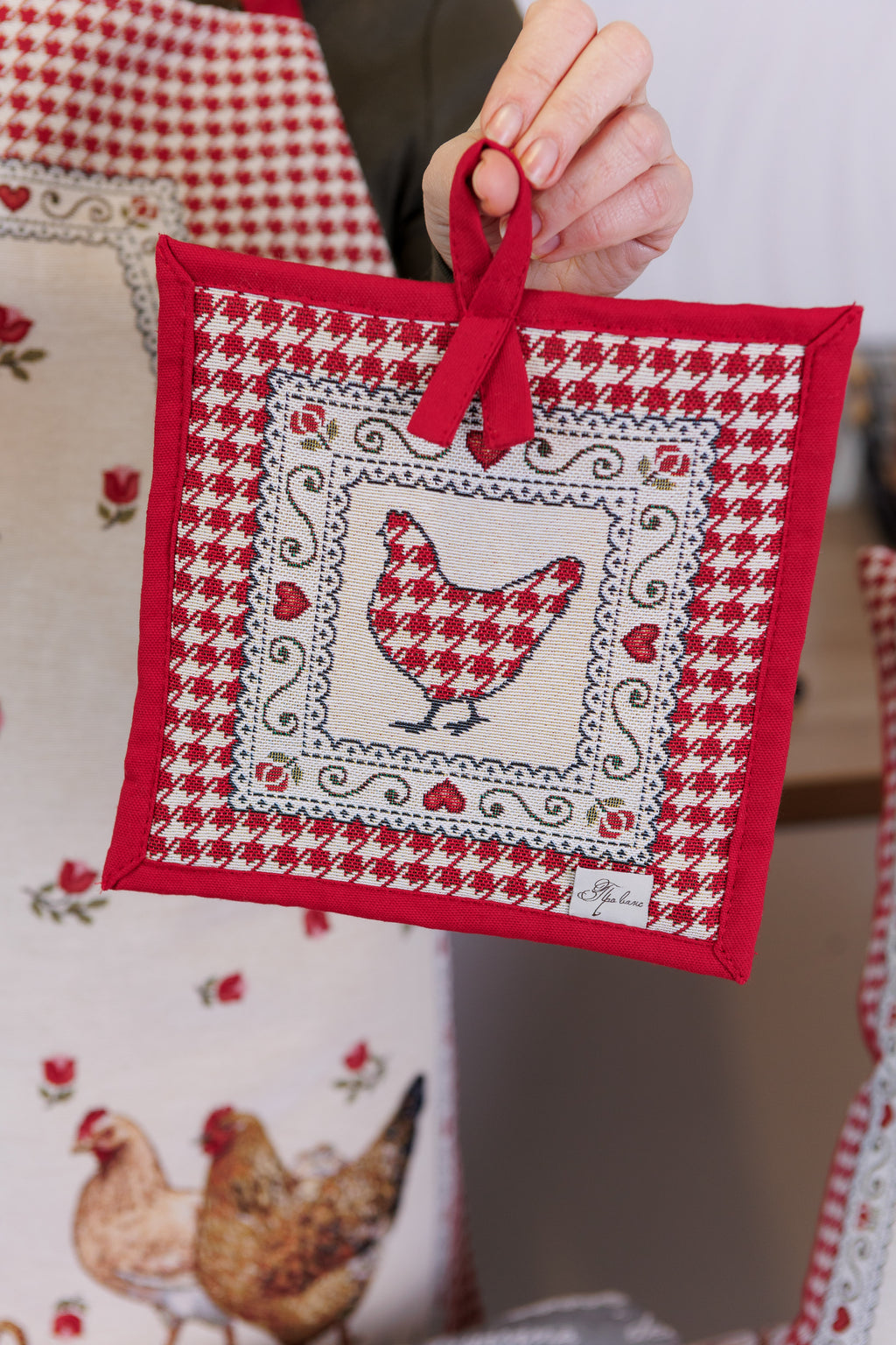 Kitchen Set Heritage Mitt+Potholder+Apron