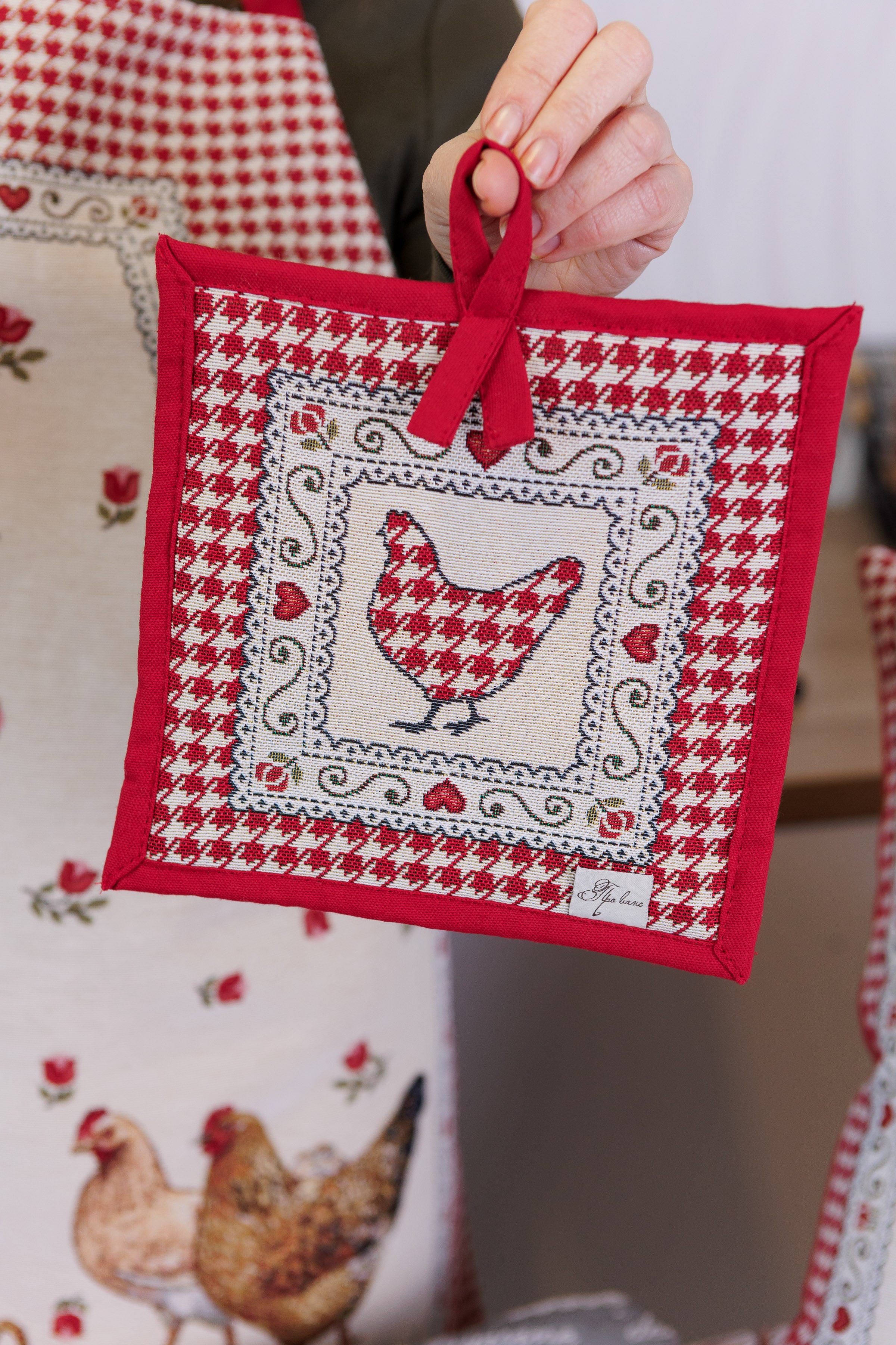 Kitchen Set Heritage Mitt+Potholder+Apron