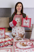 Kitchen Set Heritage Mitt+Potholder+Apron