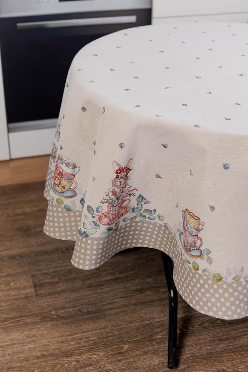 Charm Garden Round Tablecloth