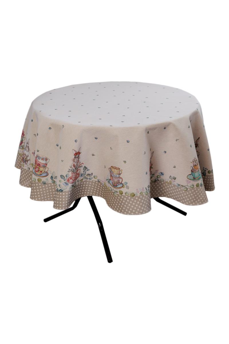 Charm Garden Round Tablecloth